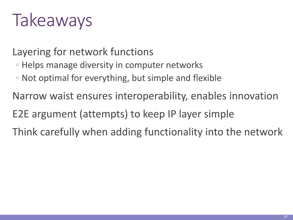 takeaways