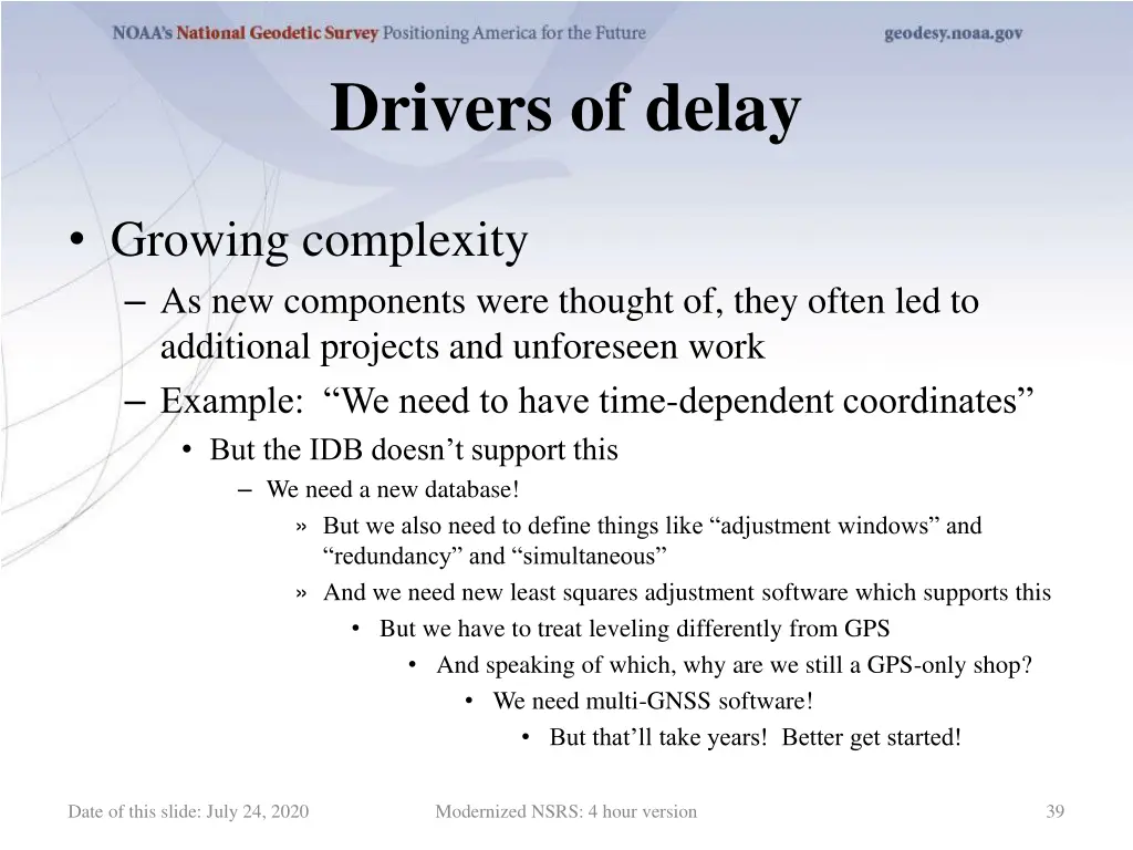 drivers of delay 1