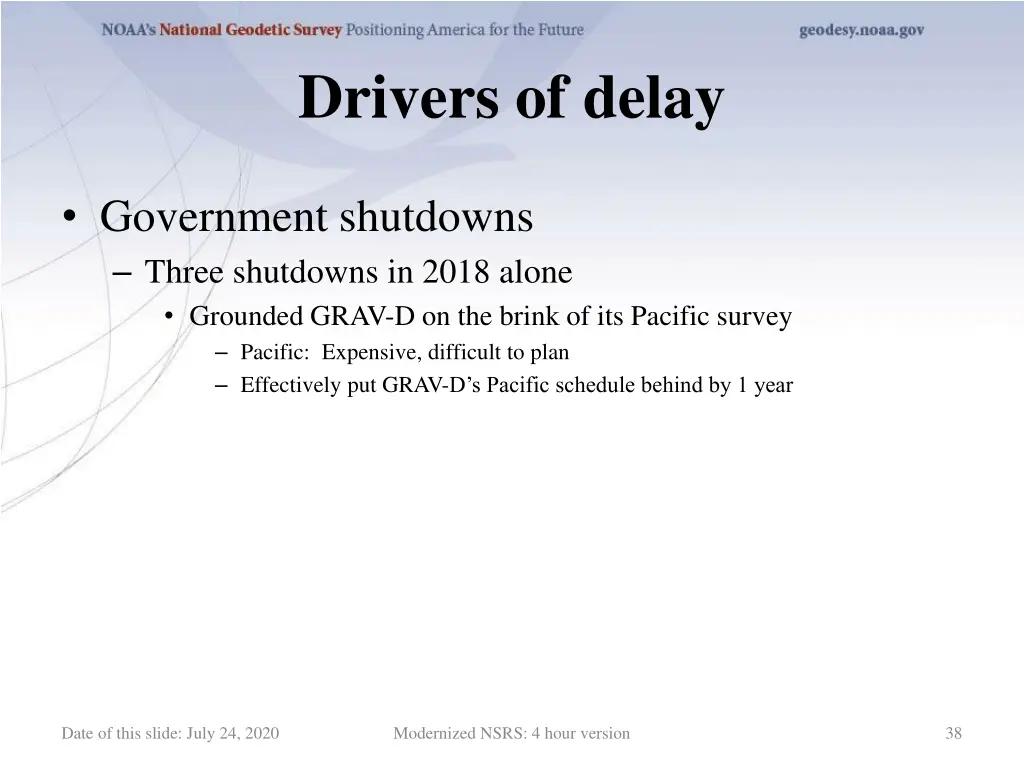 drivers of delay