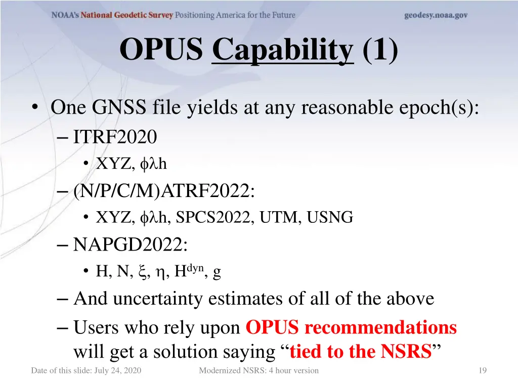 opus capability 1