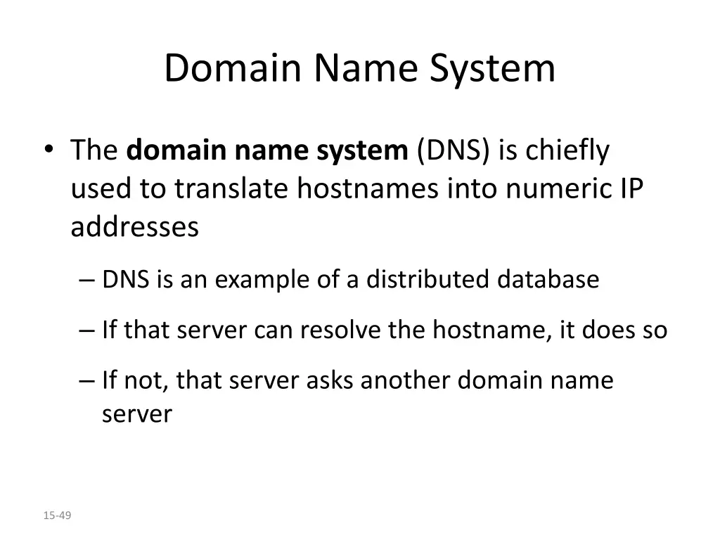 domain name system 3