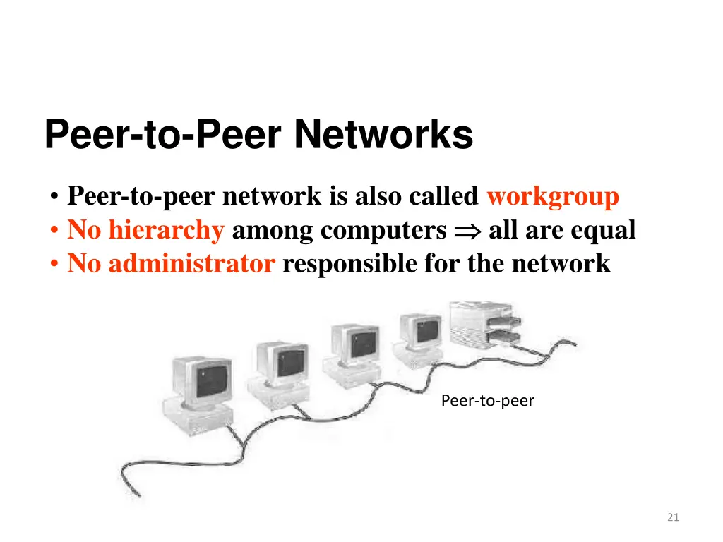 peer to peer networks