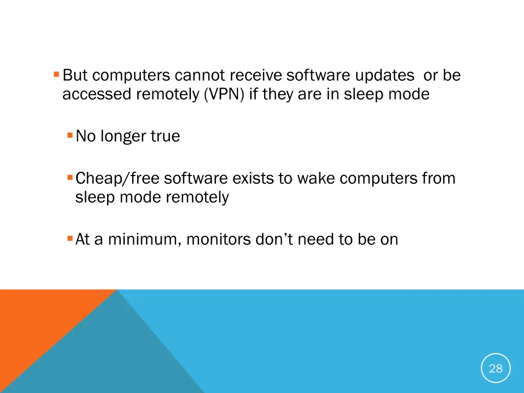 but computers cannot receive software updates