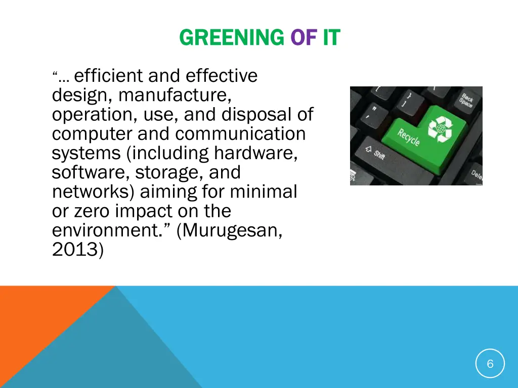 greening greening of