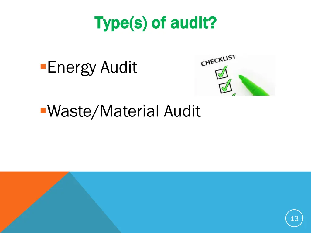 type s of audit type s of audit