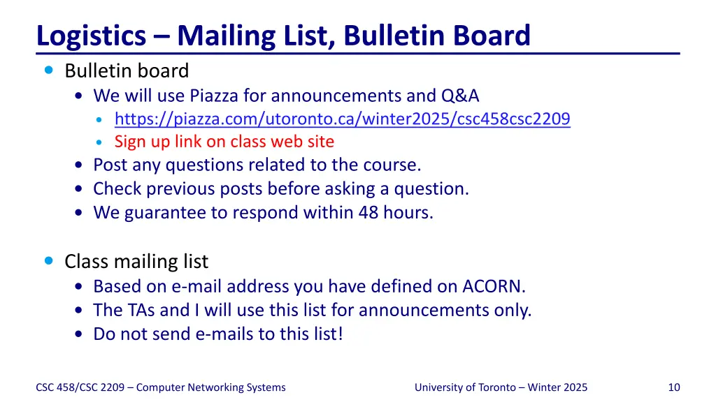 logistics mailing list bulletin board bulletin