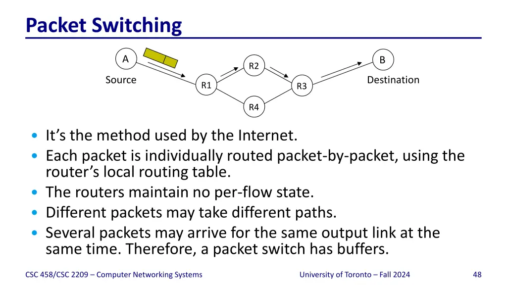 packet switching