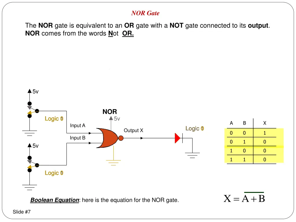 nor gate