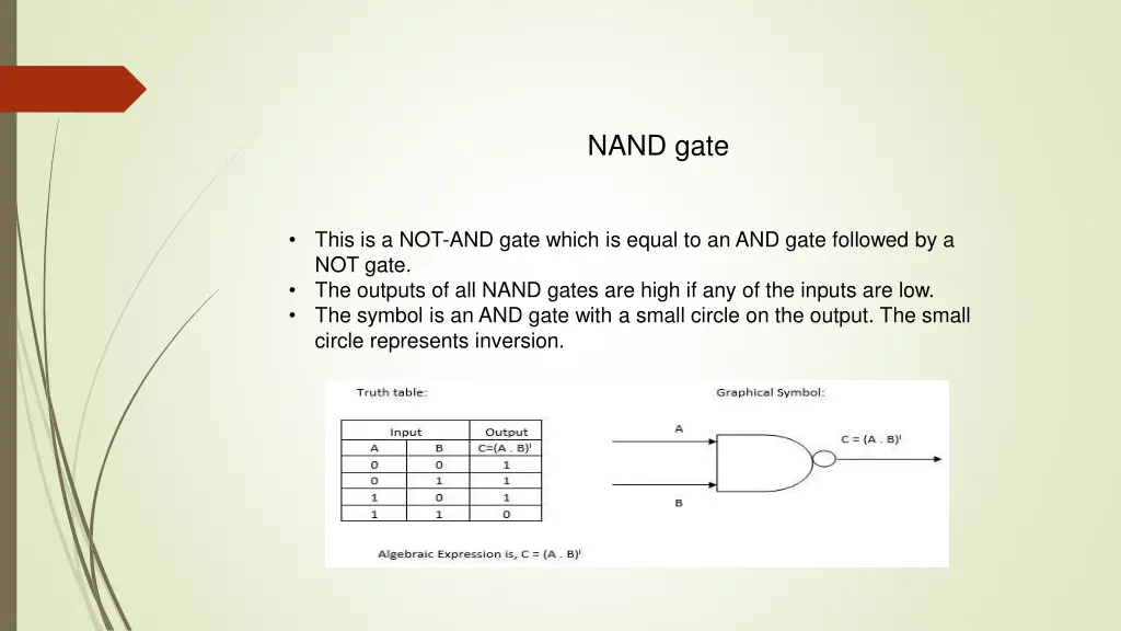nand gate