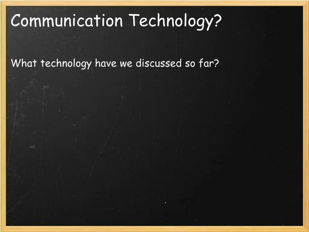 communication technology