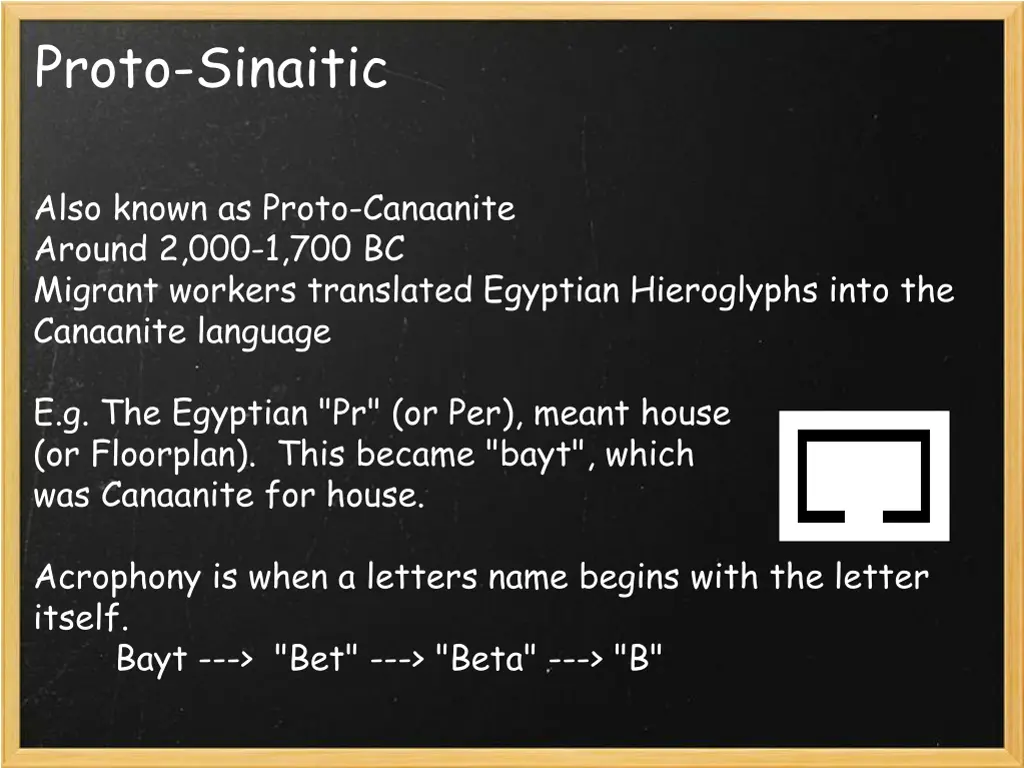 proto sinaitic
