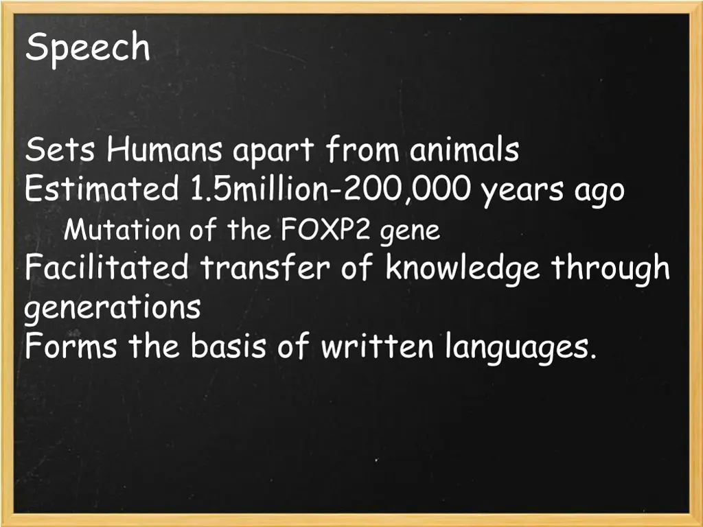 speech