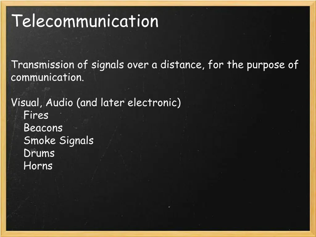 telecommunication