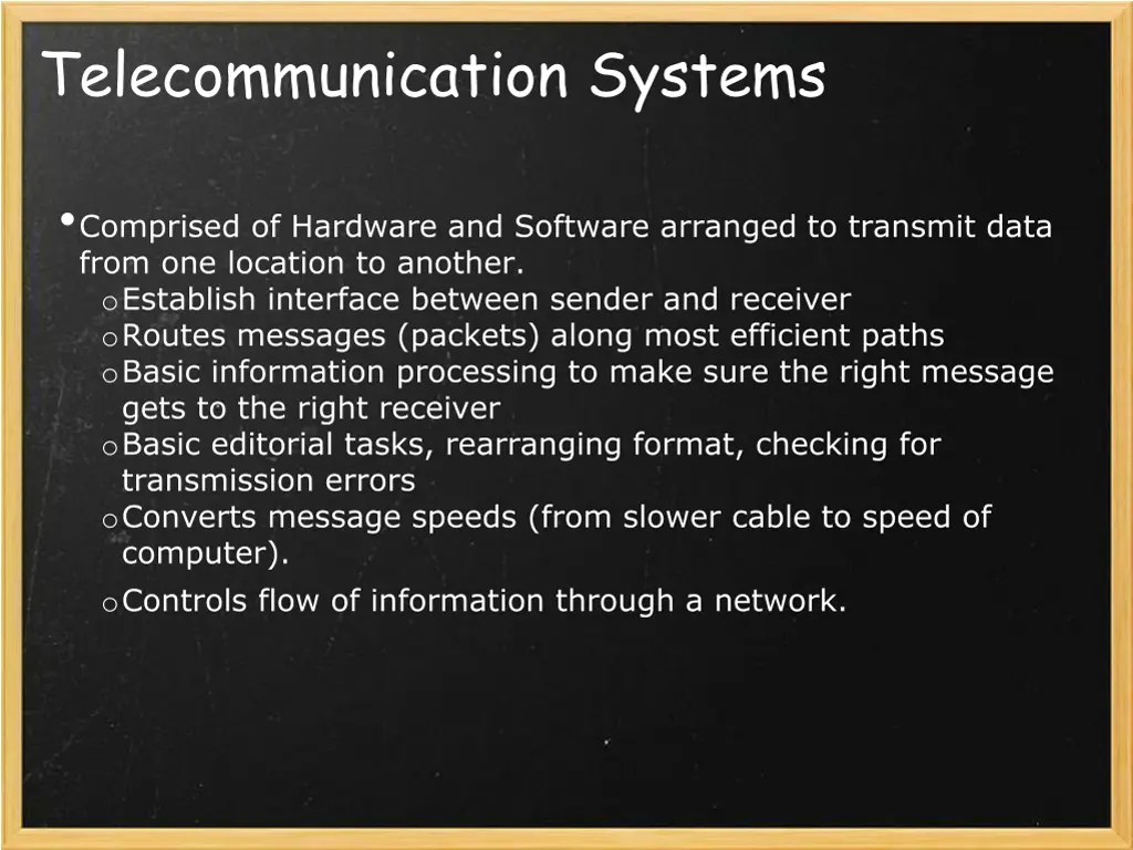 telecommunication systems