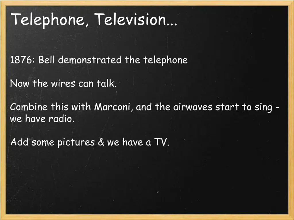 telephone television