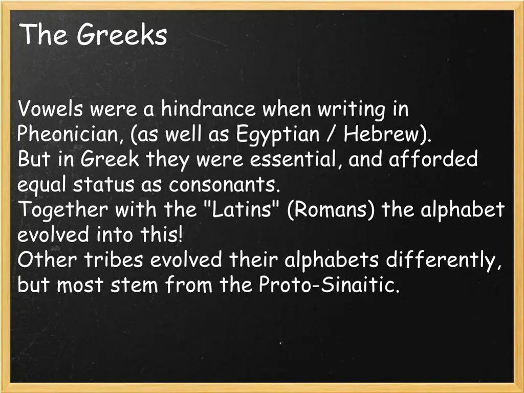 the greeks