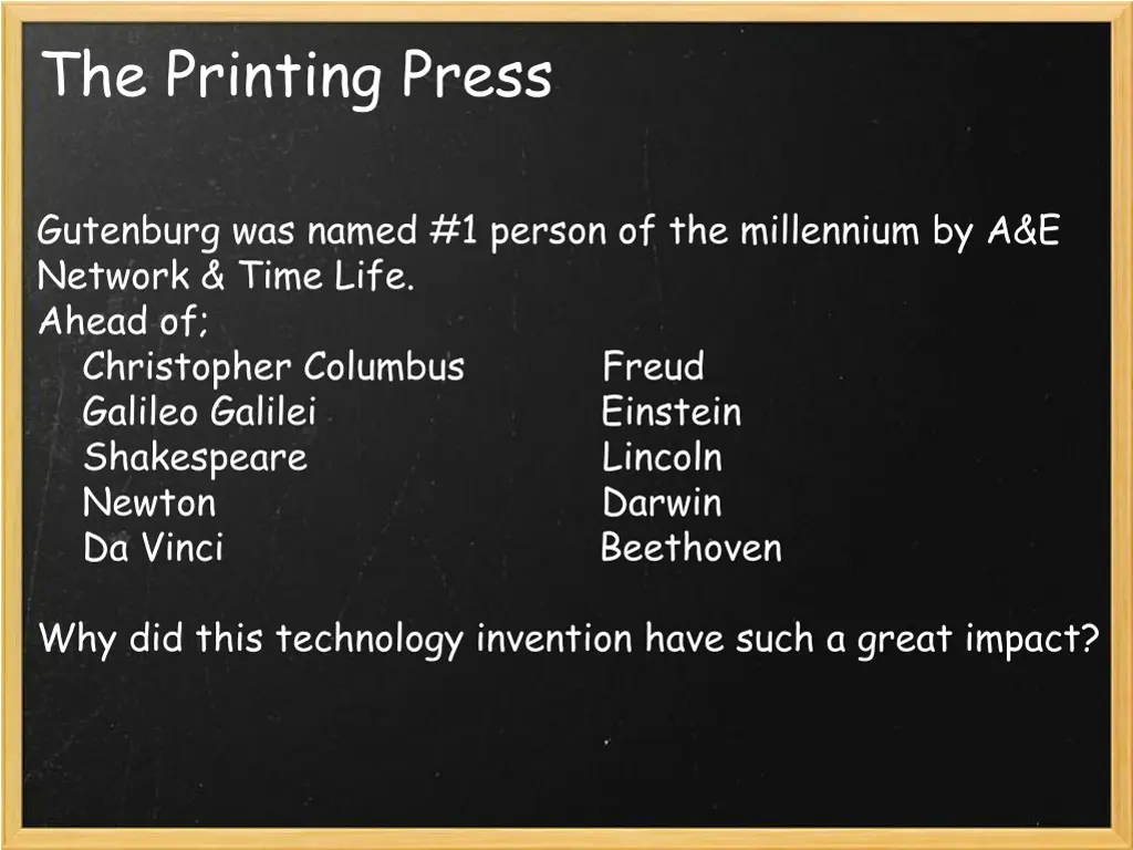 the printing press 1