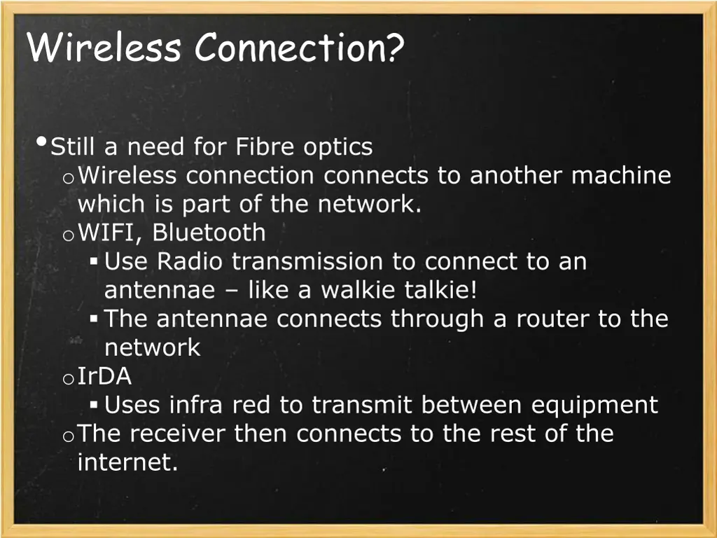 wireless connection
