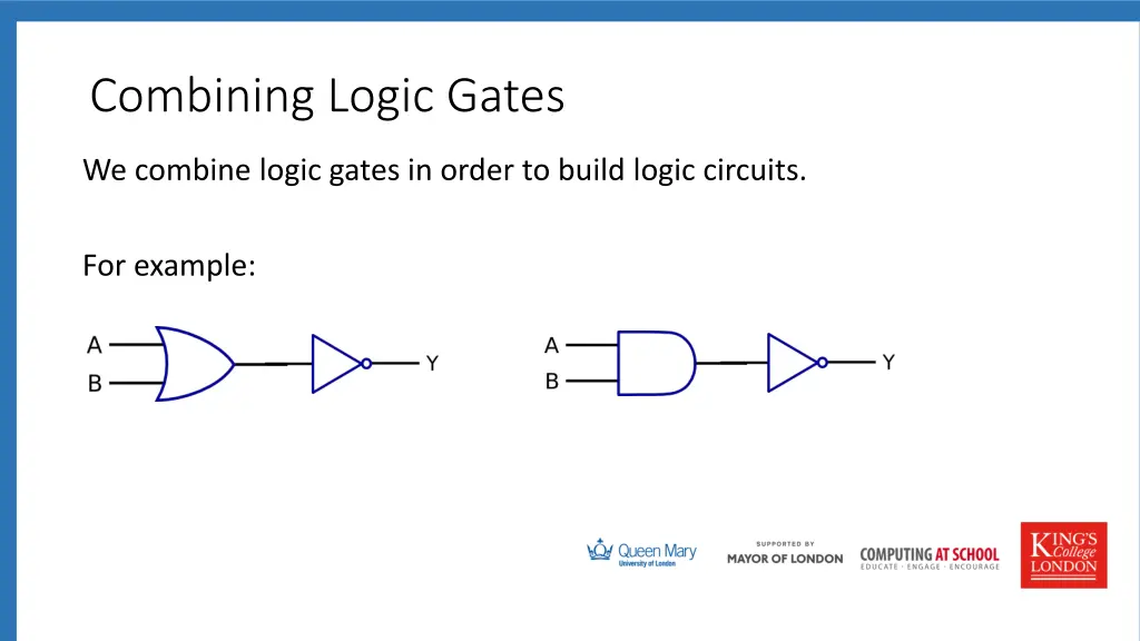 combining logic gates