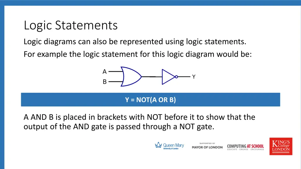 logic statements