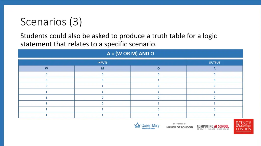 scenarios 3