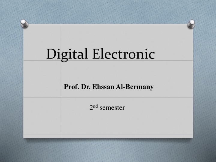 digital electronic