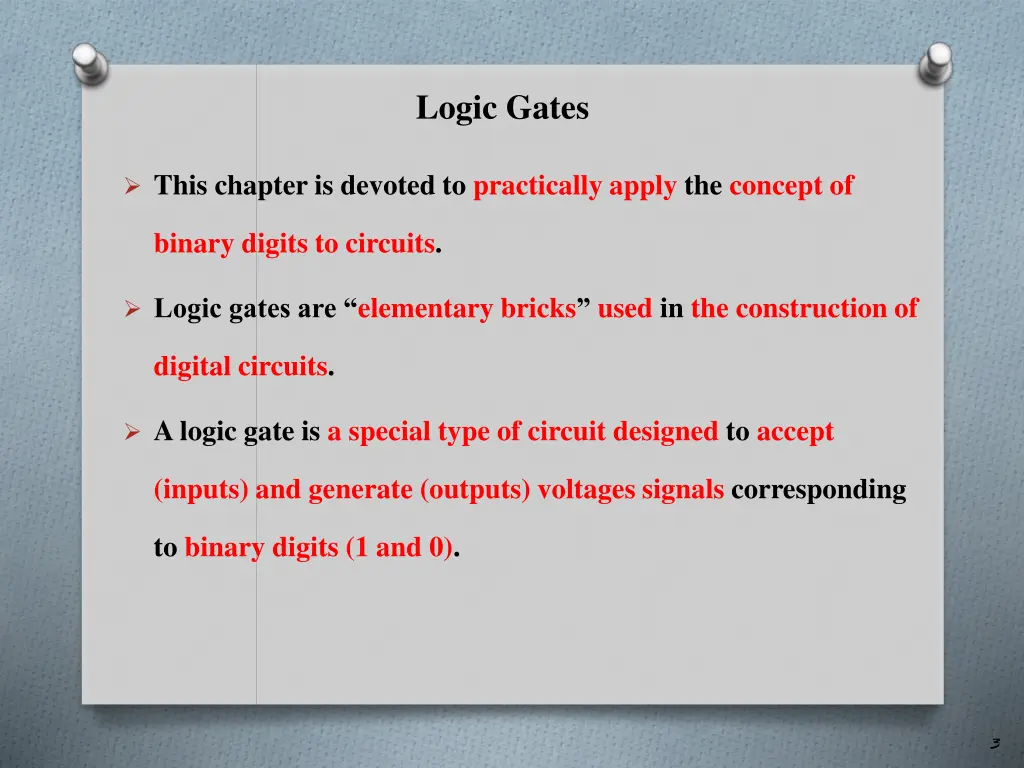 logic gates