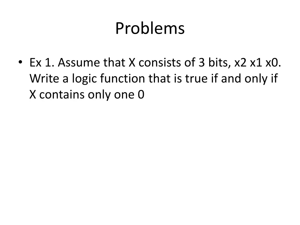 problems