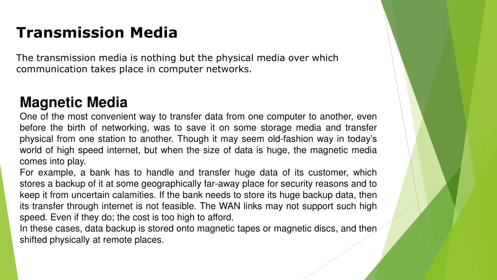 transmission media