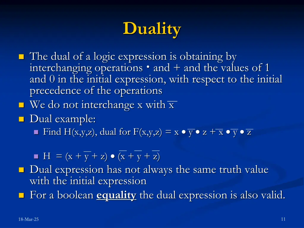 duality
