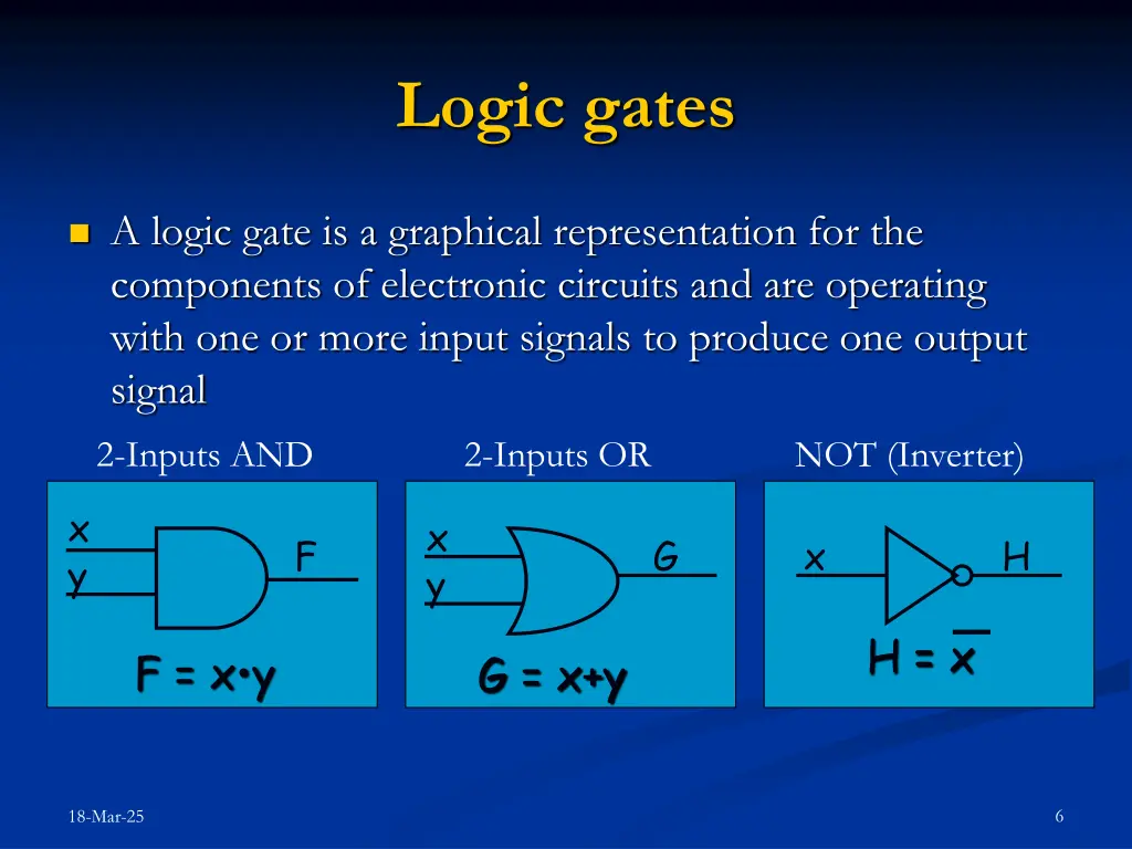 logic gates