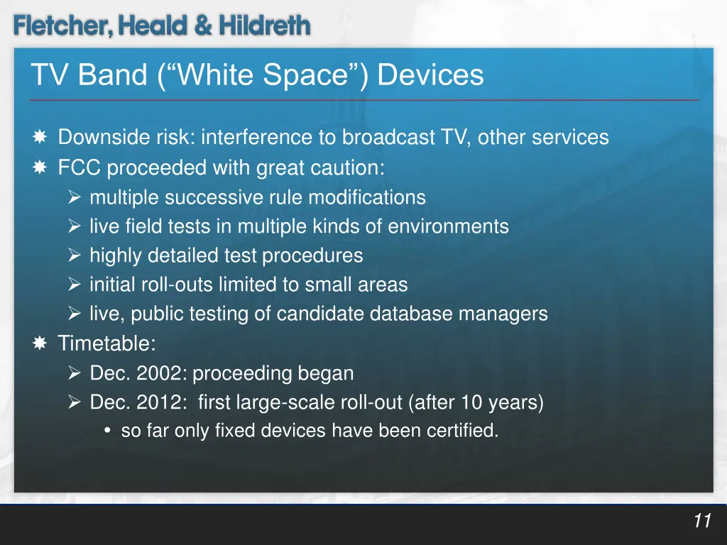 tv band white space devices