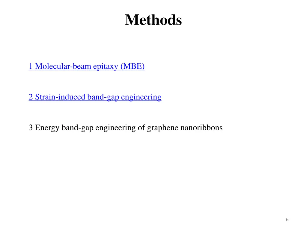 methods