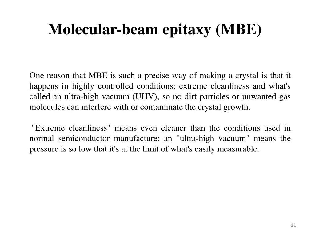 molecular beam epitaxy mbe 4