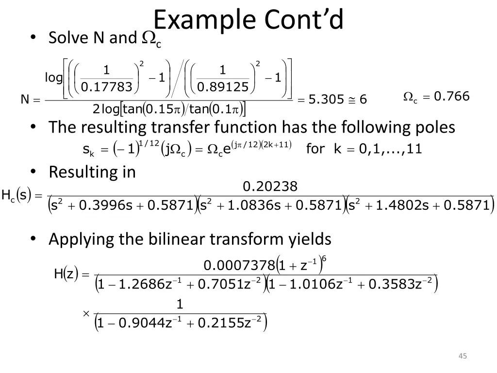 example cont d 2