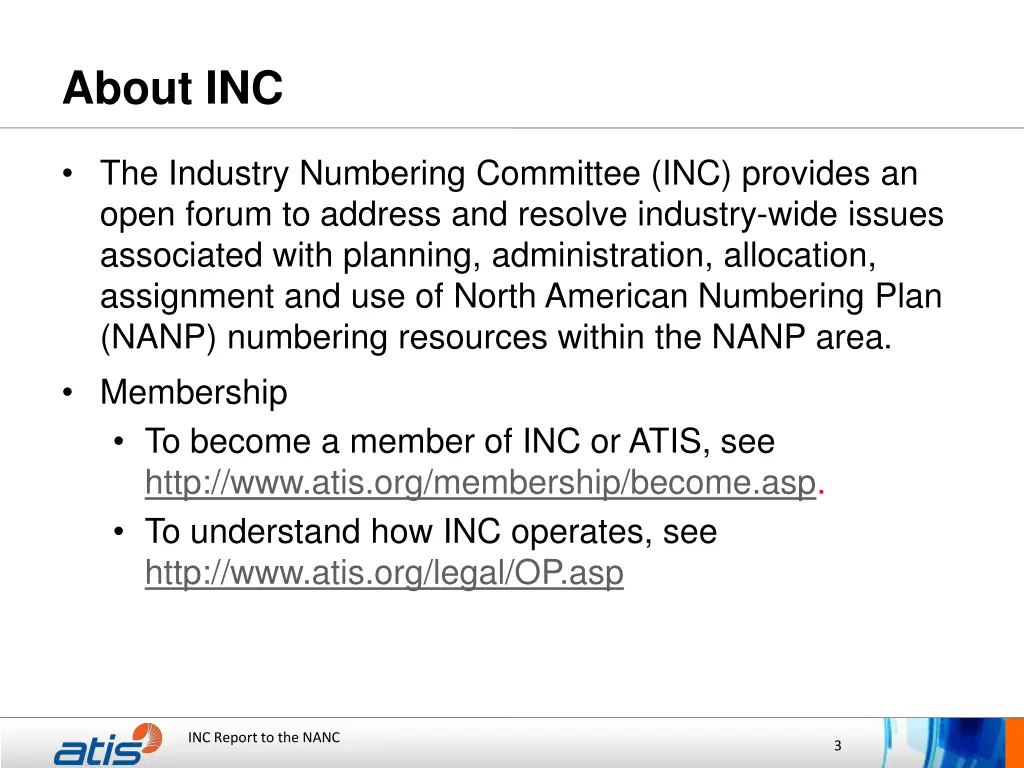 about inc
