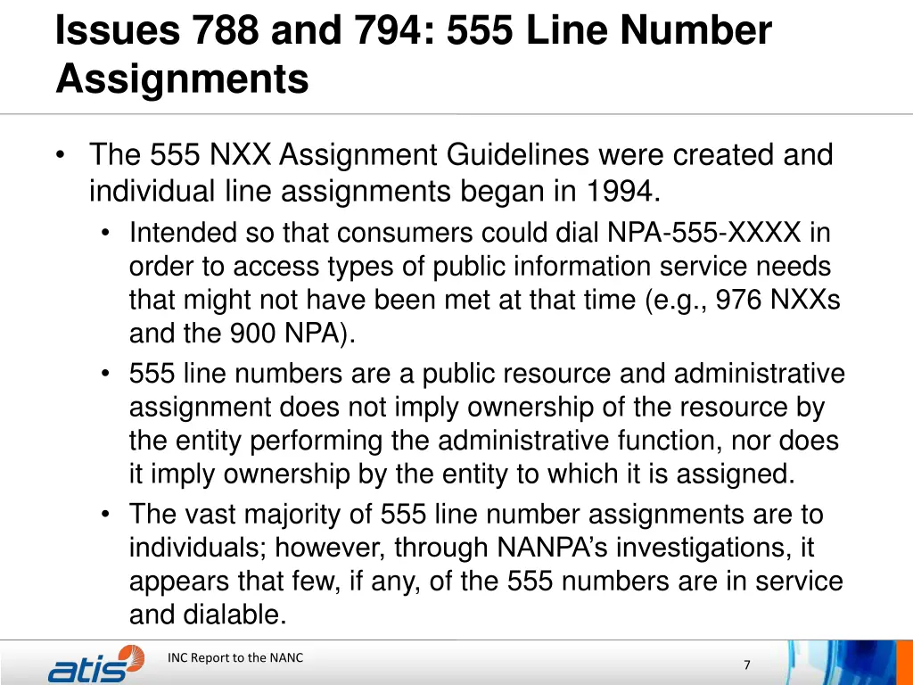 issues 788 and 794 555 line number assignments