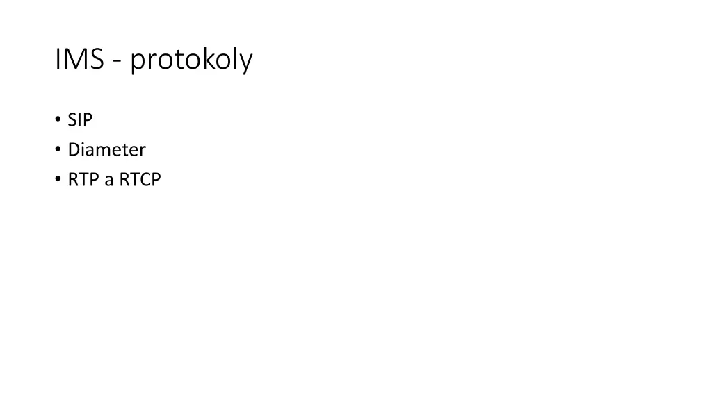 ims protokoly