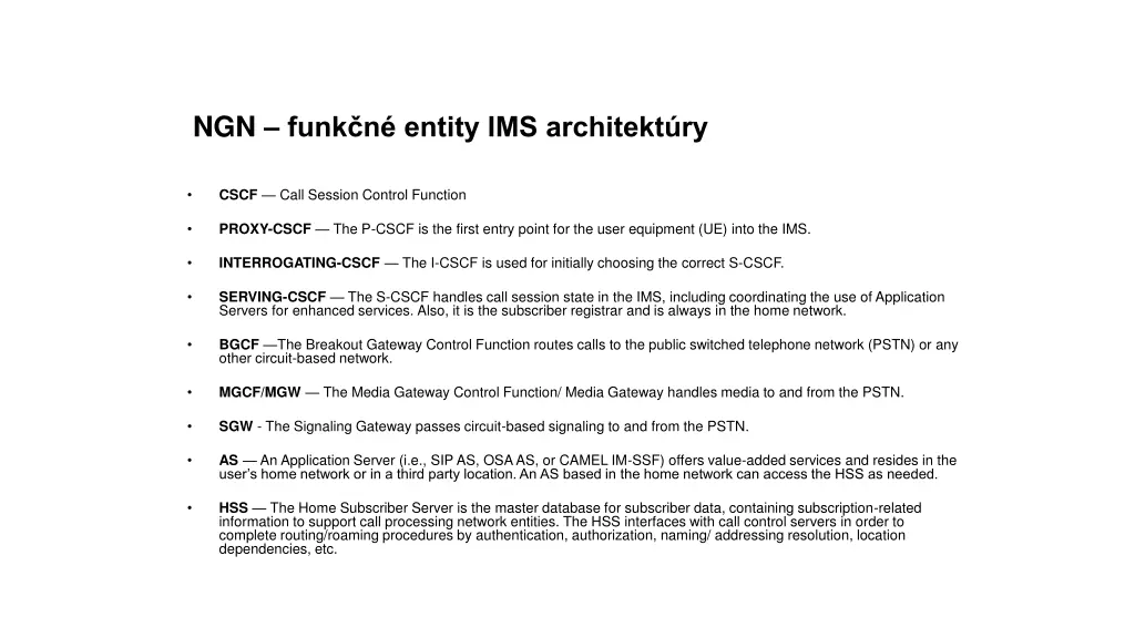 ngn funk n entity ims architekt ry