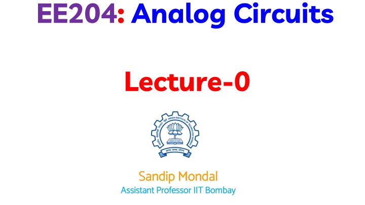 ee204 analog circuits