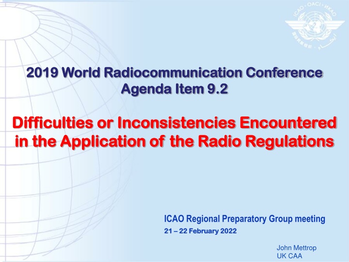 2019 world radiocommunication conference 2019
