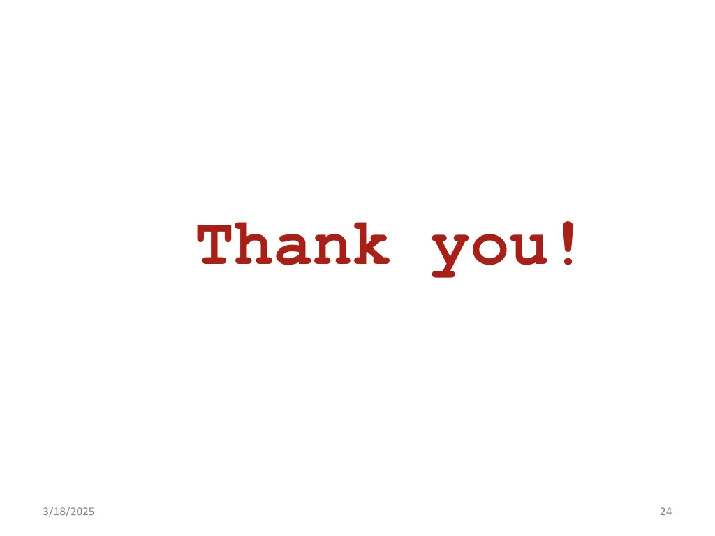 thank you