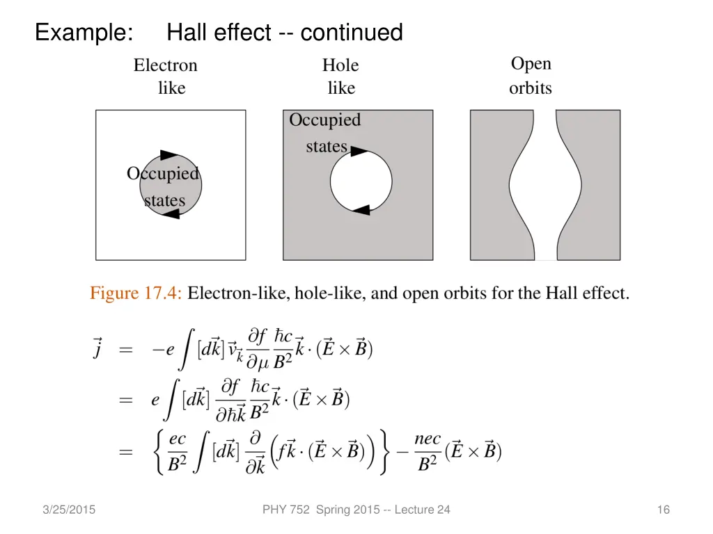 example hall effect continued 2