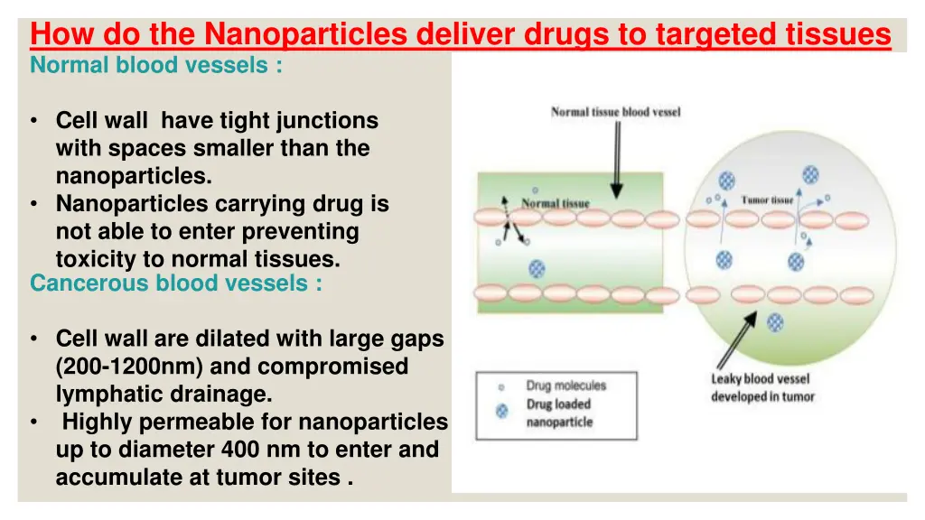 how do the nanoparticles deliver drugs