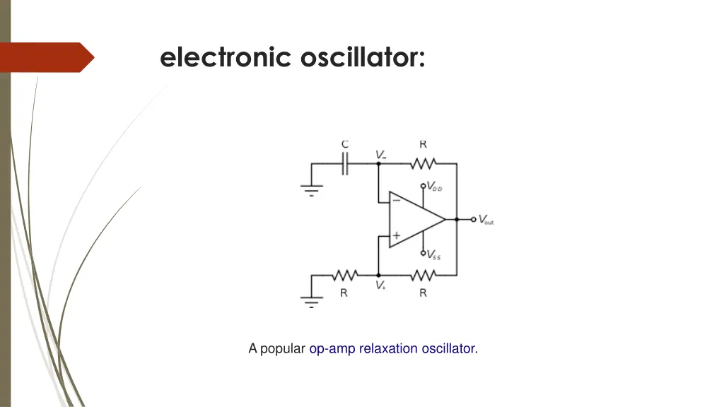 electronic oscillator 1
