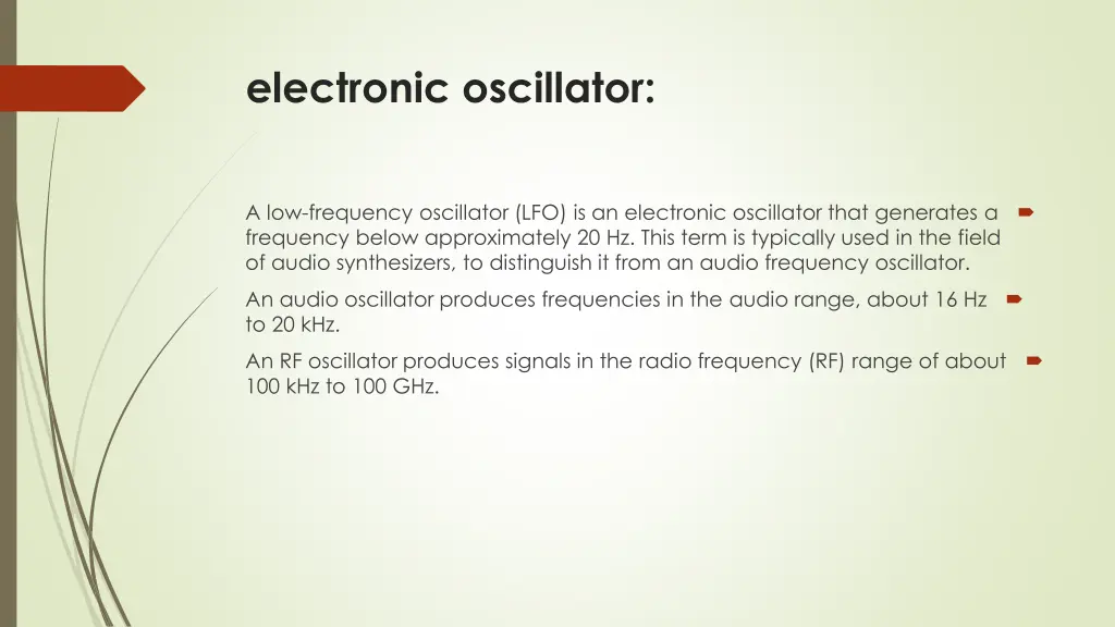 electronic oscillator 2