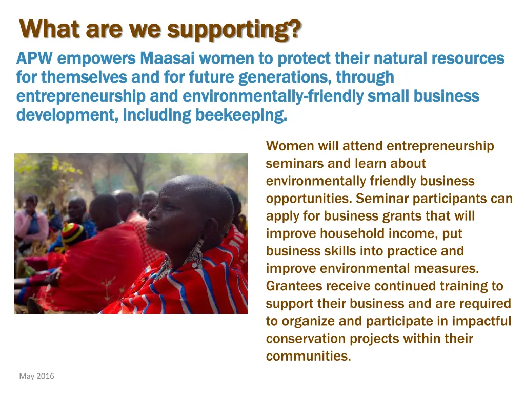 what are we supporting what are we supporting