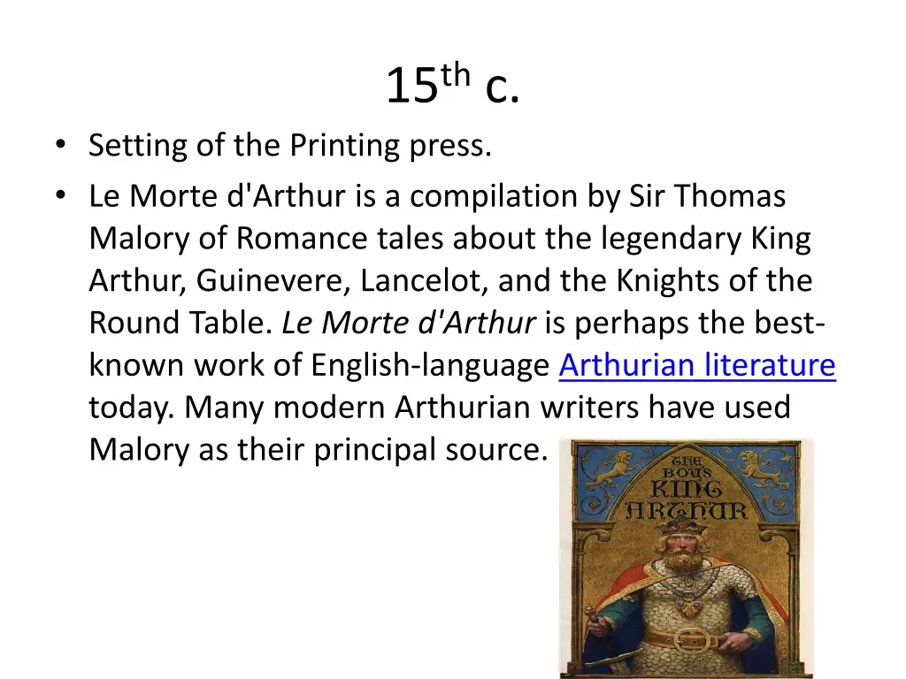 15 th c