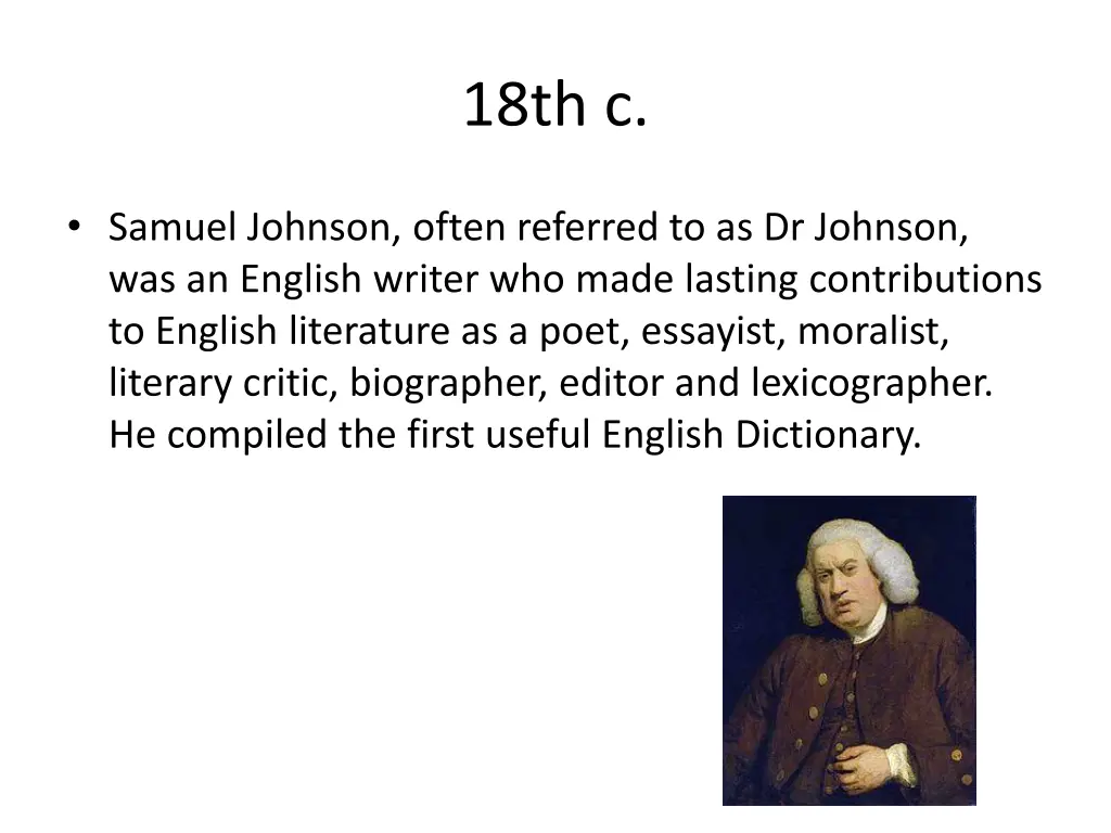 18th c