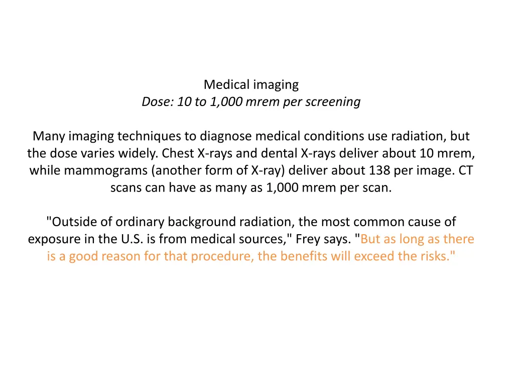 medical imaging